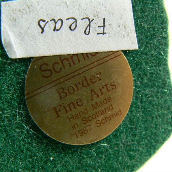 Lowell Davis Schmid Border Fine Art 1989 Fleas Dog Puppy Figurine Scotland - Picture 9 of 9